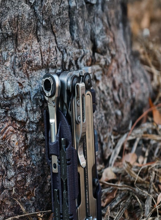 711L EDC Ratchet Wrench for Leatherman Multitools MK2 - Compact Flat End Screwdriver Accessory for Multi-tools with Flat Bit Adapters #7WF1A - Image 5