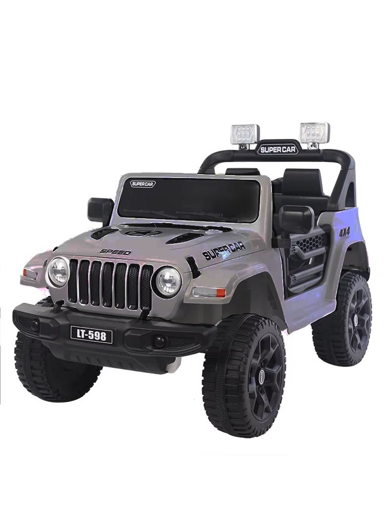 FUN MOMENT Electric Ride-On Car for Kids with Two Seats and Remote Control  - Image 1