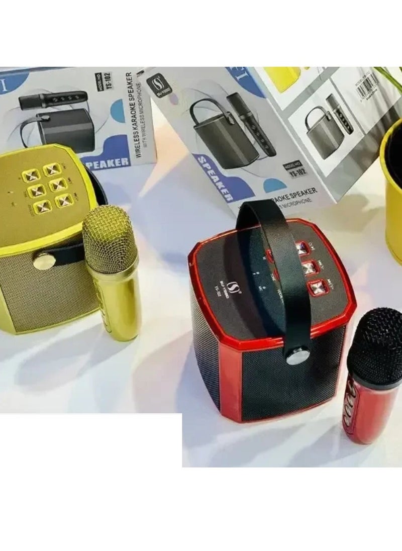 ELTRAZONE Bluetooth Speaker with Karaoke Microphone for Kids, Small Family KTV Outdoor Karaoke Speaker, Professional Sound Quality, Portable Wireless Singing Speaker for Parties & Entertainment - Image 4