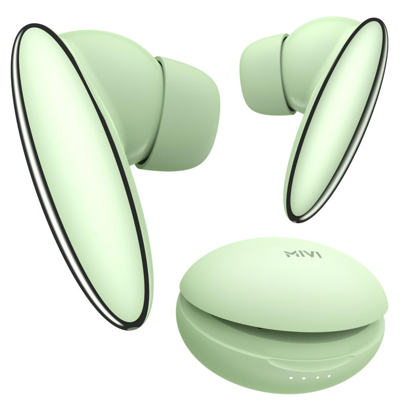 Mivi DuoPods Vibe | Dual Connectivity Ear Buds Wireless | Clear HD Calls | 5.3 Bluetooth Earphone Wireless | 13mm Drivers | 60 Hours Playtime | Made in India TWS Earbuds - Image 5
