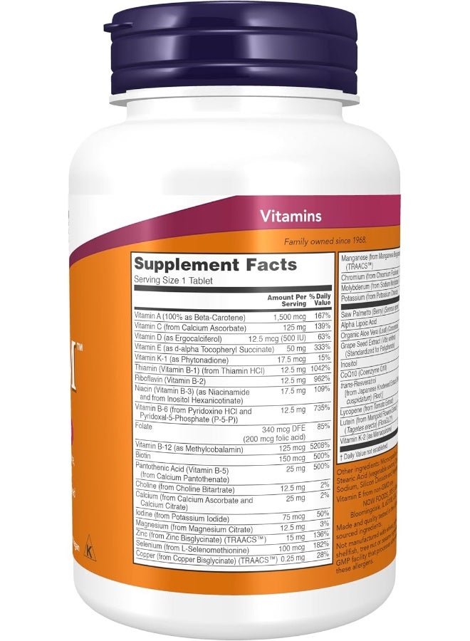 now Adam Men Multiple Tablets - 60 Tablets - Image 2