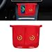 Lecctso Center Console Wireless Charger AntiSlip Silicone Mat Waterproof Phone Pad for Wireless Charging Car Interior Accessories Universal for Model 3 Model Y 20212024 Luminous Red - Image 2