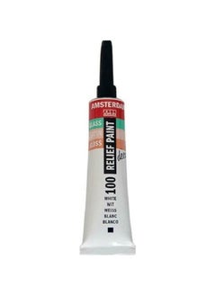 Talens Talens 100 Relief Paint Glass, 20Ml white  - Image 2