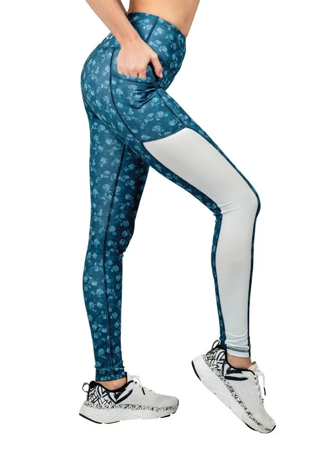 ZAECY Women's Mid-Rise Power Leggings