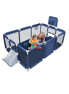 Large Playpen for Babies and Toddlers,Large Baby Play Yards Indoor & Outdoor, Sturdy Safety Baby Play Pen with Soft Breathable Mesh, Toddlers Activity Center with Anti-Slip Base - pzsku/Z906958D190F45AE35380Z/45/_/1733986924/aed824bc-113c-473a-a061-aad28cf95692