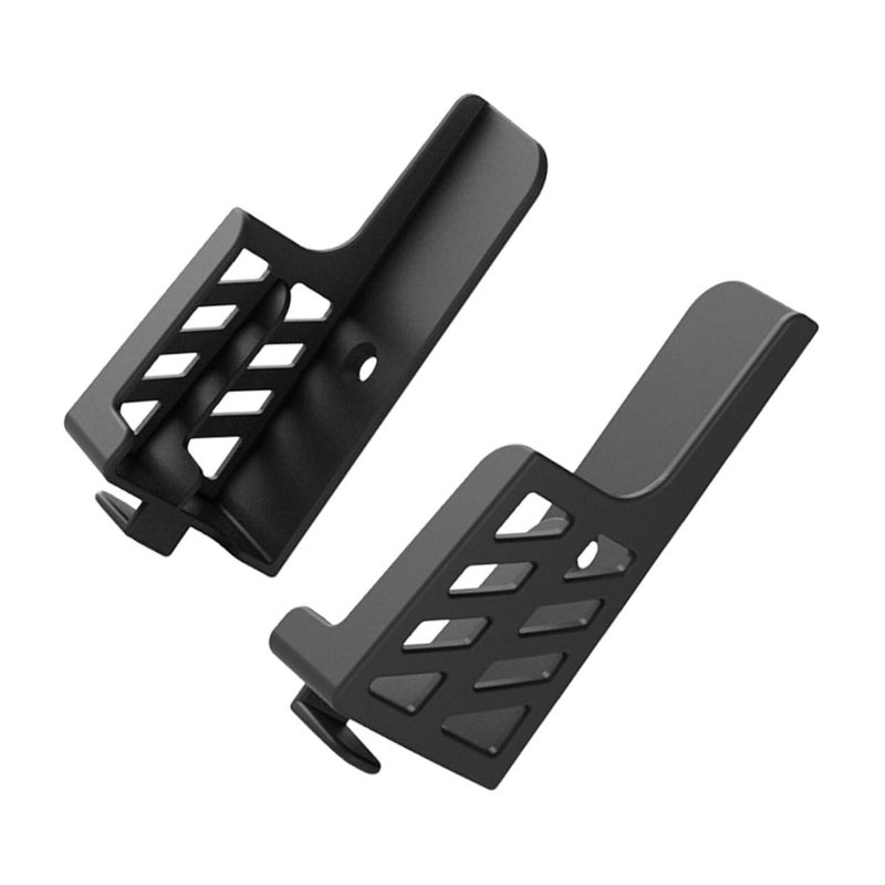 Dual Slot Tablet Bracket Desktop Phone Holder Black Durable Hands Free Support - Image 2