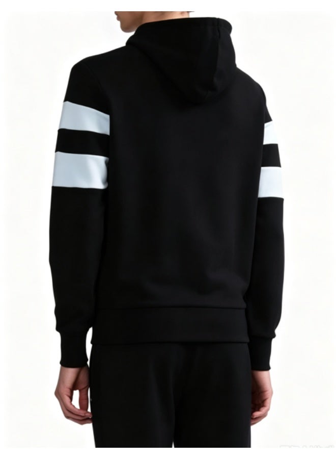 FRED PERRY Casual Fall Winter Embroidered Drawstring Pullover Hoodie - Image 2