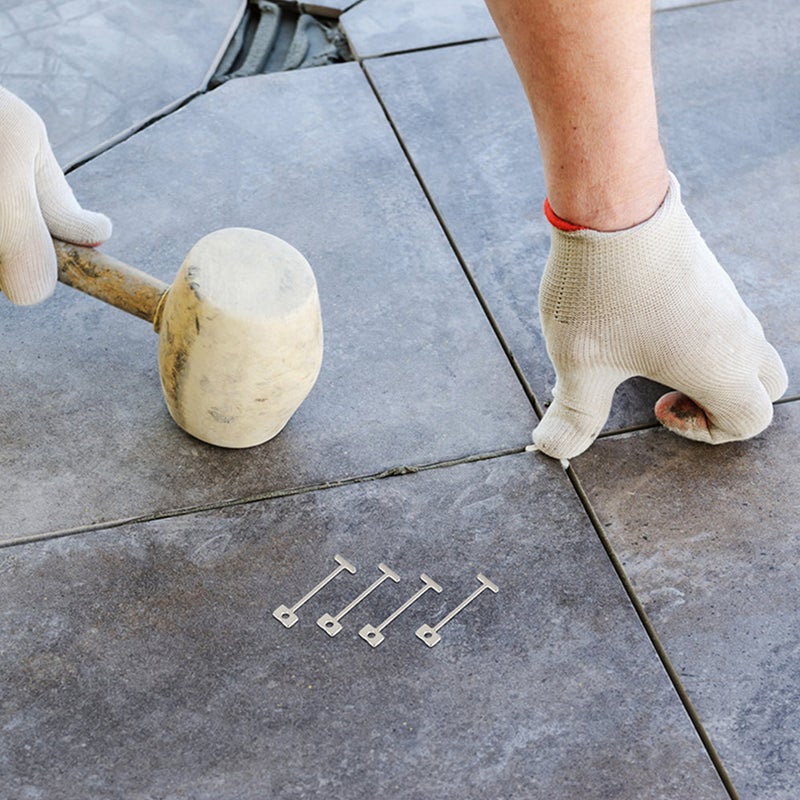 200pcs Tile Spacers Steel Needles Flooring Tile Leveling Spacers Reusable Ceramic Tile Pin(1.5mm) - Image 5