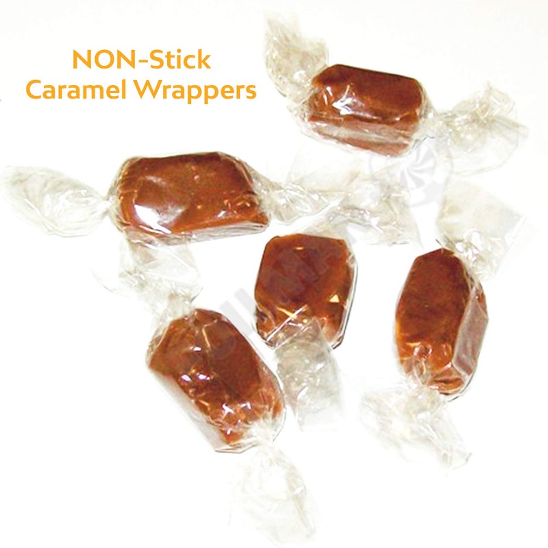 Foilman Cellophane Candy Wrapper 500 Pcs â€“ Caramel Wrappers - Holds Tightly When Twisted- Eco Friendly â€“ 5x5 Inch .- Real Cellophane Wraps - Image 4