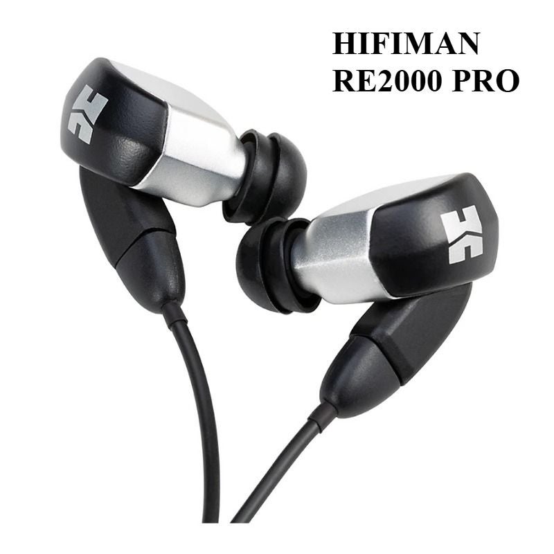 Hifiman Re2000 Pro Hi-Fi In-Ear Earphones with Dynamic Topology Diaphragm and Aluminum Body, Silver - Image 1