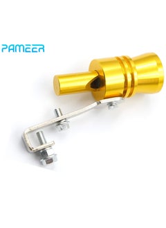 PAMEER Aluminum Alloy Exhaust Turbo Sound Whistle Simulator, Turbo Sound Exhaust Muffler Pipe Whistle Car Roar Maker, Car Blow off valve Tip Simulator Whistler Tail Pipe.  - Image 1