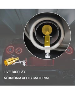 PAMEER Aluminum Alloy Exhaust Turbo Sound Whistle Simulator, Turbo Sound Exhaust Muffler Pipe Whistle Car Roar Maker, Car Blow off valve Tip Simulator Whistler Tail Pipe.  - Image 4