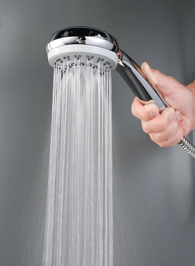 ALTON SHR22355 ABS, 4-INCH, 5-Function Hand Shower With 1.5 Meter Hose Pipe And Wall Hook, Silver - Image 5