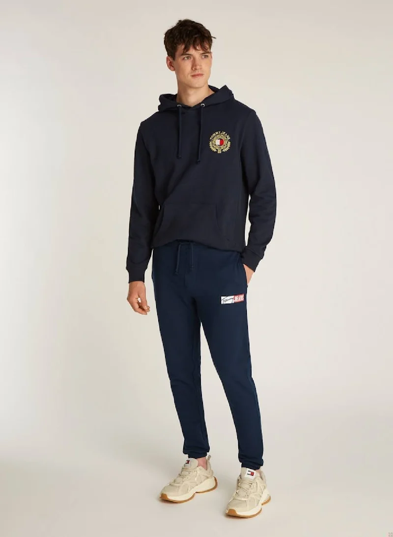 TOMMY JEANS Signature Logo Cuffed Slim Joggers