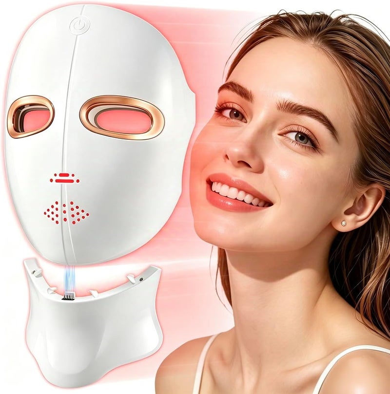 Deciniee Red Light Therapy Mask Skin Care: LED Face Mask & Neck Mask - 7 Colors LED Mask - Wireless for Anti-Aging & Hydration for Glowing Skin - Facial Skincare & Beauty Gifts - Image 1