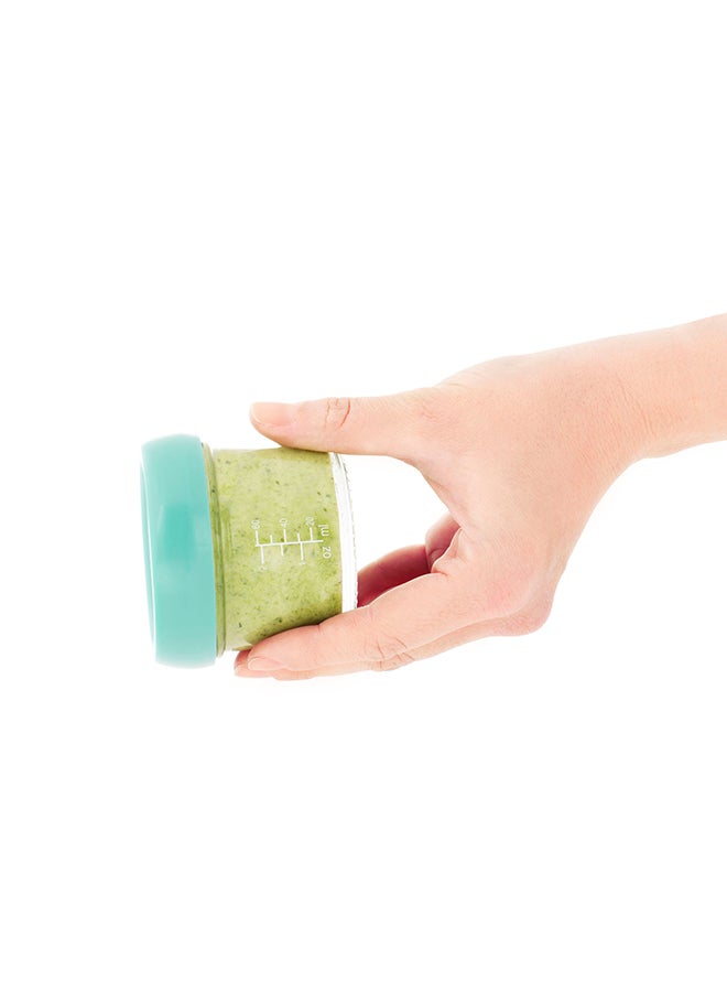 babymoov Pack Of 4 Glass Baby Bowls, Airtight Food Storage Containers, Bpa-Free, Leak-Proof- 220 Ml - Image 3