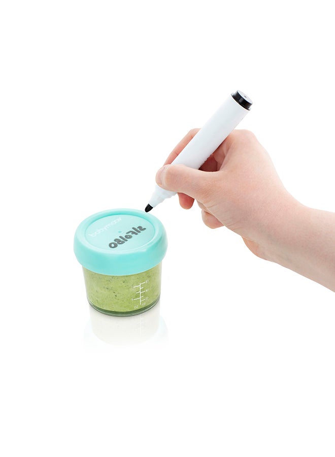 babymoov Pack Of 4 Glass Baby Bowls, Airtight Food Storage Containers, Bpa-Free, Leak-Proof- 220 Ml - Image 4