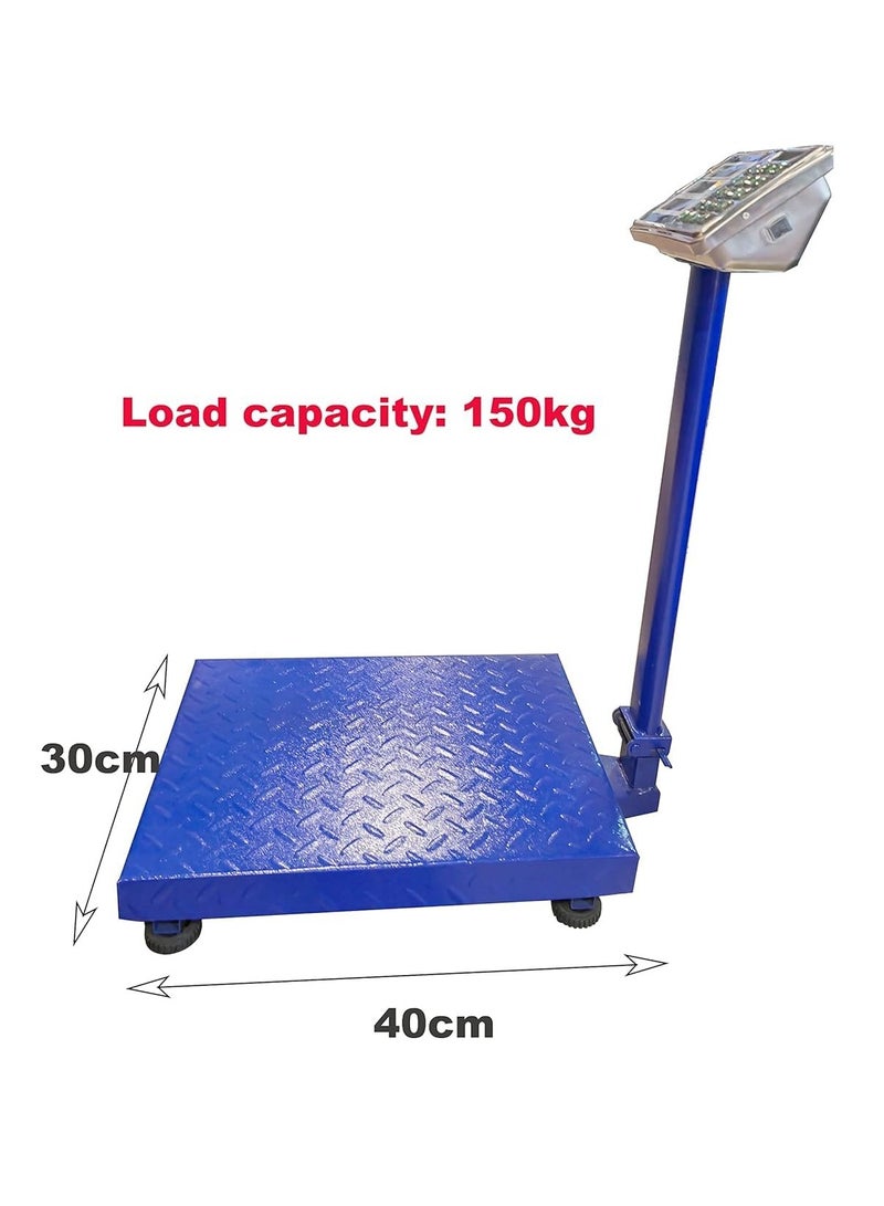 NJM Electronic Platform Flat Scale with Digital LCD Display with capacity maximum 150Kg - Image 2