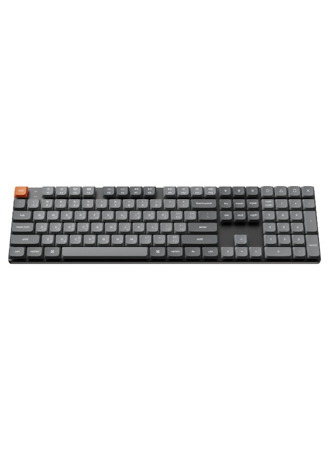 Keychron K5 Max QMK/VIA Wireless Mechanical Keyboard, 1000Hz Polling Rate, ENG-ARAB Layout, Red Gateron Mechanical Switch, 3 Mode Connection, N-Key Rollover, 2000mAh Battery, Red | K5M-H1-AR - Image 3