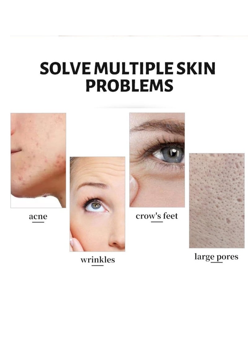 general Free Hand Red Light LED Device, 630NM Red Light & 460NM Blue Light & 850NM Near Infrared Light Therapy Device with Pulse Function, for Skin - Image 4