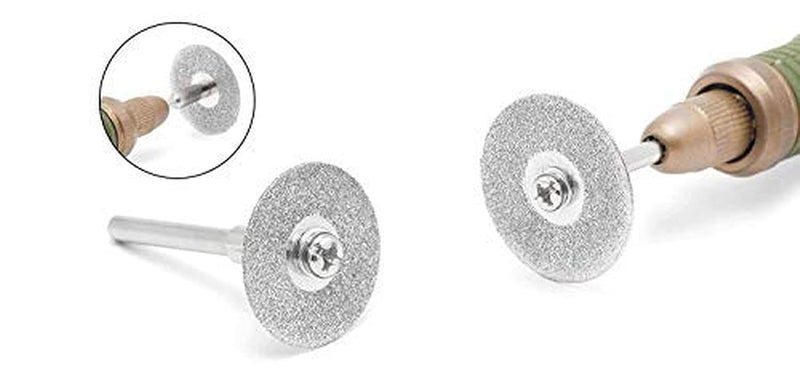 DIY Crafts CTDIYHI52690 40mm Diamonte Cutting Discs Drill Bit Shank for Rotary Tool Blade DIY Works Support 40mm Large - Image 5