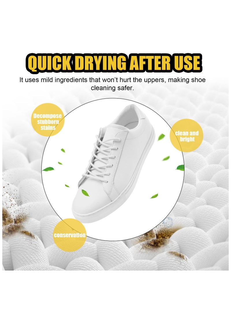 SOLARAE Shoe Cleaner Gel, White Shoe Cleaner, Sneaker Removing Gel with Shoe Polish, Shoe Cleaner Kit With Tool, Sneaker Cleaning Gel for White Shoes, Boots, Outdoor Shoes, Sports Shoes, hiking shoes - Image 5
