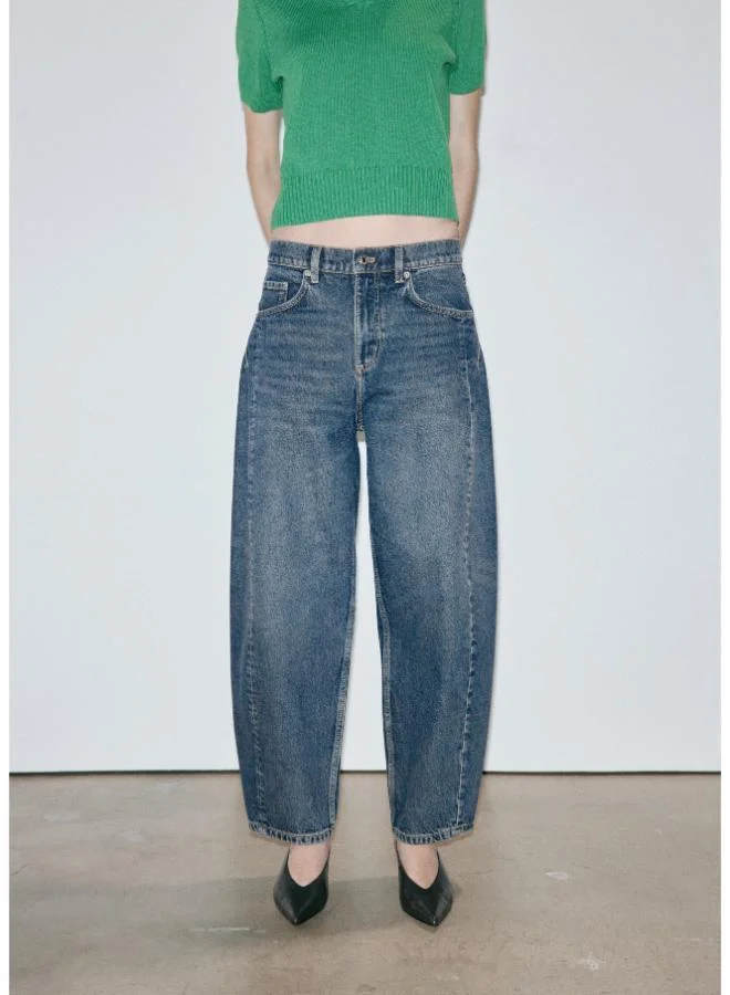 Mango Balloon Seam Jeans