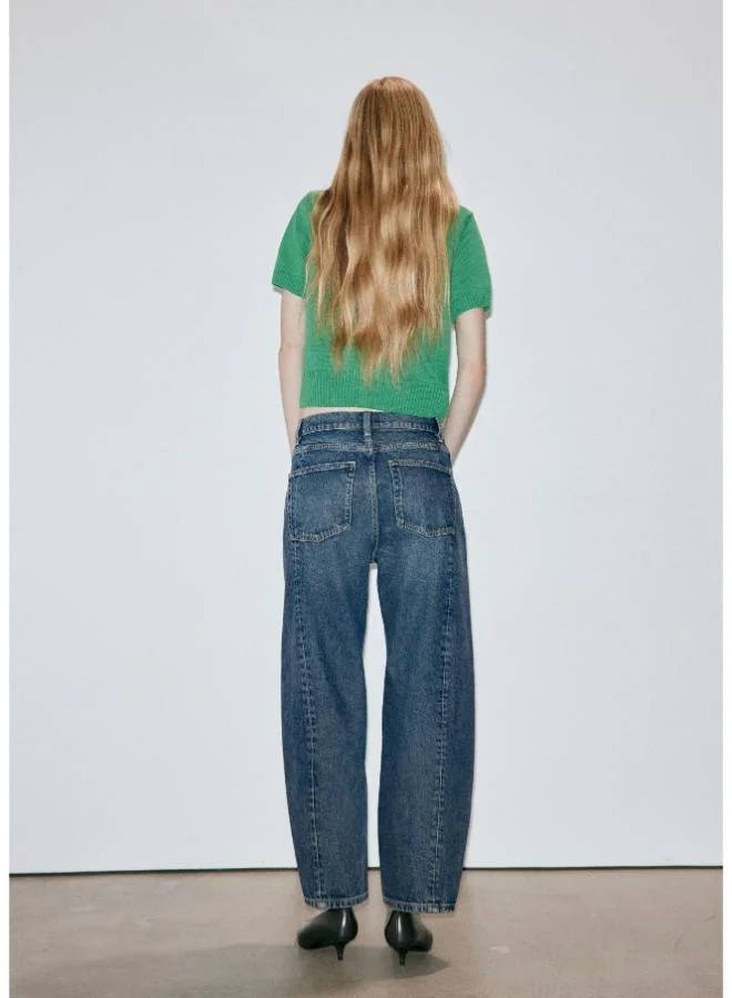 Mango Balloon Seam Jeans
