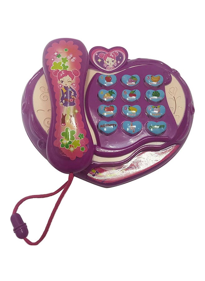 Well Play Musical Phone Toy With Music And Light Educational Role Play Model For Kids  - Image 1