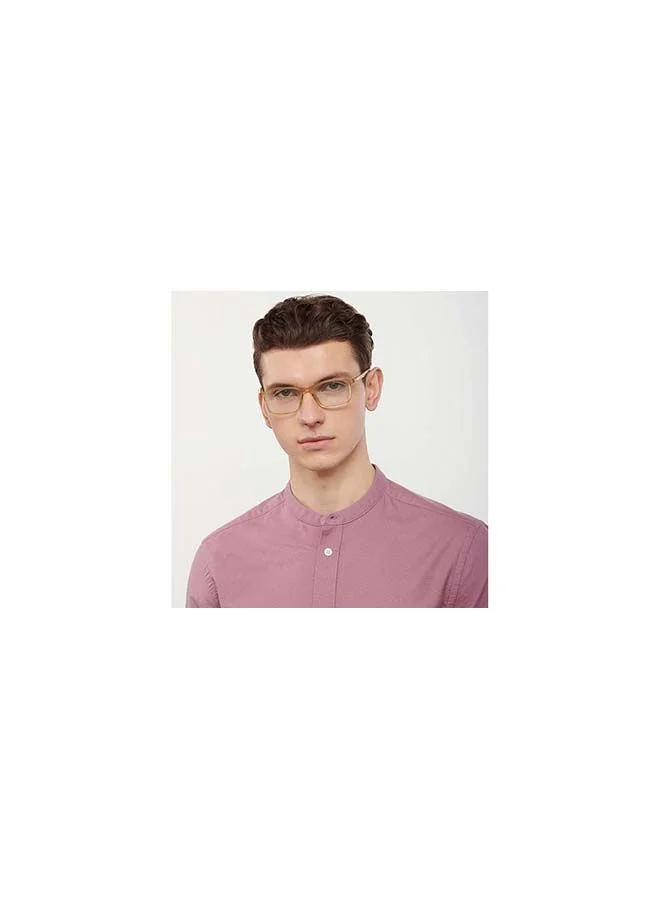 Lenskart Blu Zero Power Full Rim Bluecut & Antiglare Rectangle Shape Computer Eyeglasses LB E14242 - 52mm - Brown