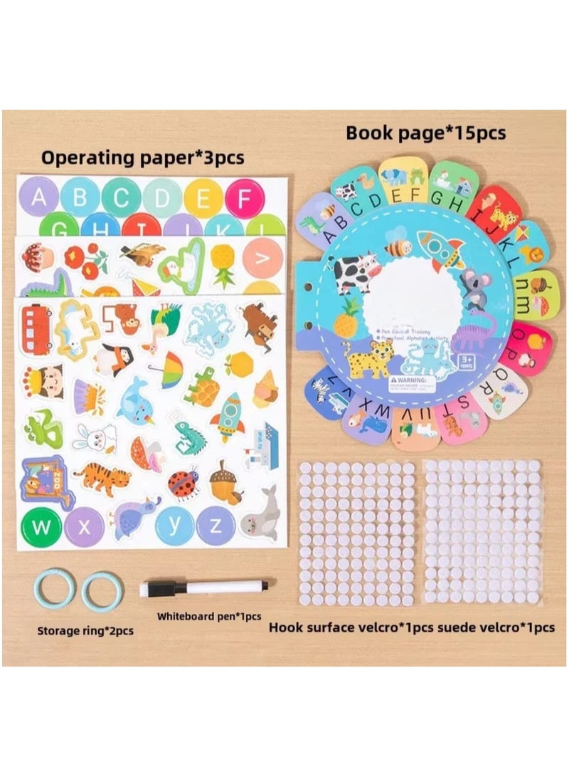 i diD Training AlphabeTraining Alphabet, Preschool learning Toy , Easy to Learn ABC Alphabet and Words to Match  Animals and Fruits Shapes to Match with Each Letter, with Dry Erase Marker for Toddlers 2+ years Oldt, Preschool learning Toy ,Words Match Game, Animals and Fruits Shapes to Match with Each Letter, Dry Erase Marker for Toddlers 2+ years Old  - Image 4