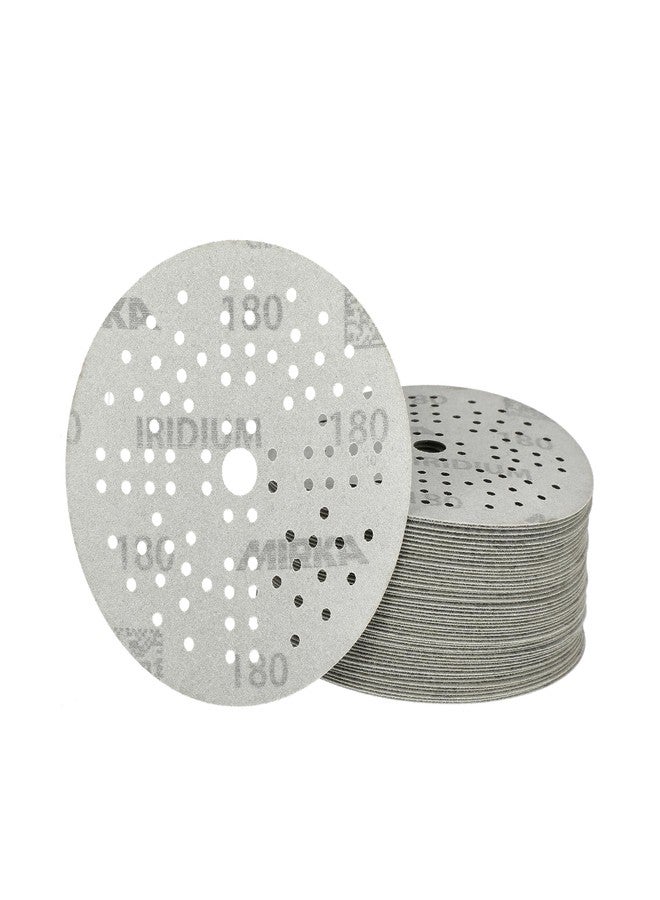 Mirka Iridium 5-Inch Sandpaper, 180 Grit - 50-Pack Hook & Loop Discs for Automotive, Wood, Wall & Body Sanding - Premium Car Sanding Paper - Image 3
