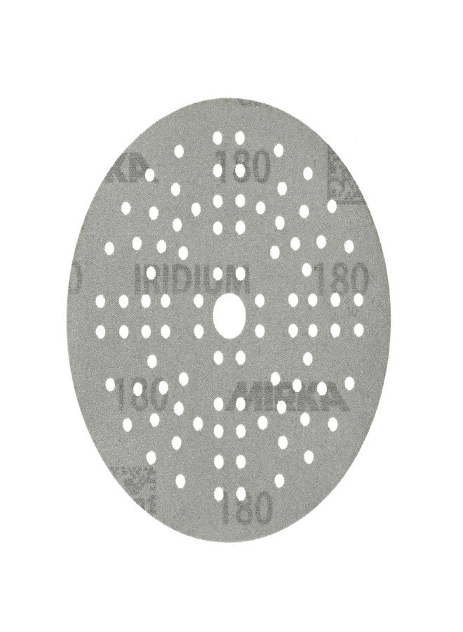 Mirka Iridium 5-Inch Sandpaper, 180 Grit - 50-Pack Hook & Loop Discs for Automotive, Wood, Wall & Body Sanding - Premium Car Sanding Paper - Image 4