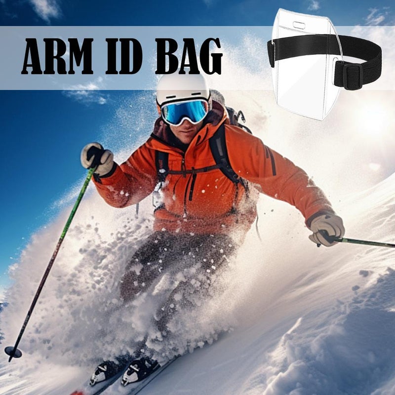 Ski card holder, waterproof arm sleeve, ID card holder, ID lanyard - Image 4