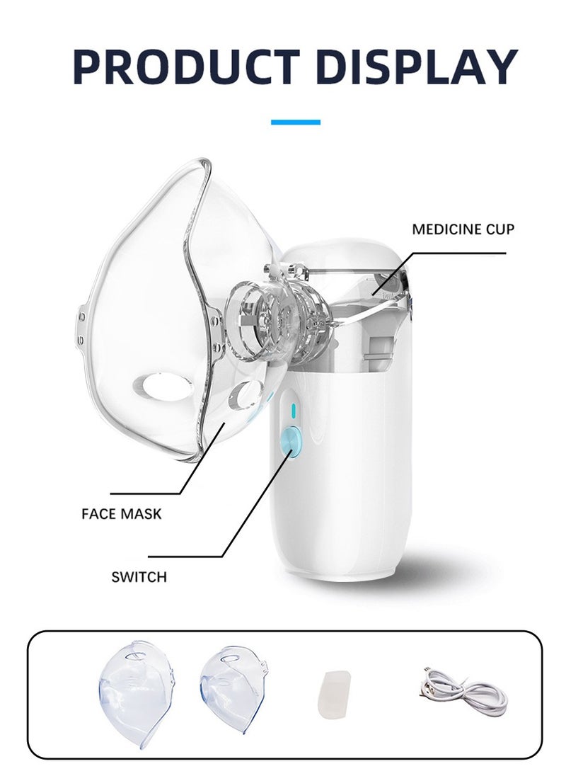 Beirui Ultrasonic Mesh Nebulizer for children Men Women Mini Handheld Portable Steam Humidifier for home and travel  - Image 3