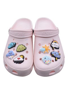 KASTWAVE Cloud Shoe Charms Weather, 25PCS Sun Shoes Charms Rain PVC Tornado  Lightning Clog Pins Accessories Party Favors Birthday Gifts Holidays Decoration for Boys Women Girls  - Image 3