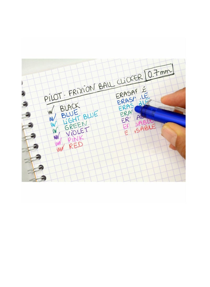 PILOT قلم حبر قابل للمسح 3 قطع فريكسون كليكر 0.7 مم حبر أخضر - Image 3