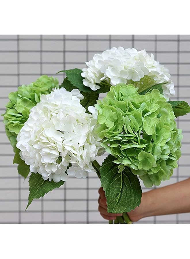 إيروريكس 3 قطع من زهور الكوبية الاصطناعية ذات اللمسة الحقيقية مقاس 16 بوصة باللون الأخضر الداكن والزهور الكبيرة الواقعية لحفلات الزفاف وباقات الزفاف وديكور المنزل وقطع مركزية الطاولة - Image 5