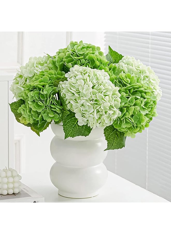 إيروريكس 3 قطع من زهور الكوبية الاصطناعية ذات اللمسة الحقيقية مقاس 16 بوصة باللون الأخضر الداكن والزهور الكبيرة الواقعية لحفلات الزفاف وباقات الزفاف وديكور المنزل وقطع مركزية الطاولة - Image 4