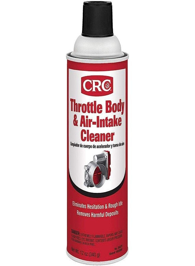 CRC FORKODA CRC 05078 Throttle Body and Air-Intake Cleaner-12 oz, Clear Colorless Liquid - Image 1