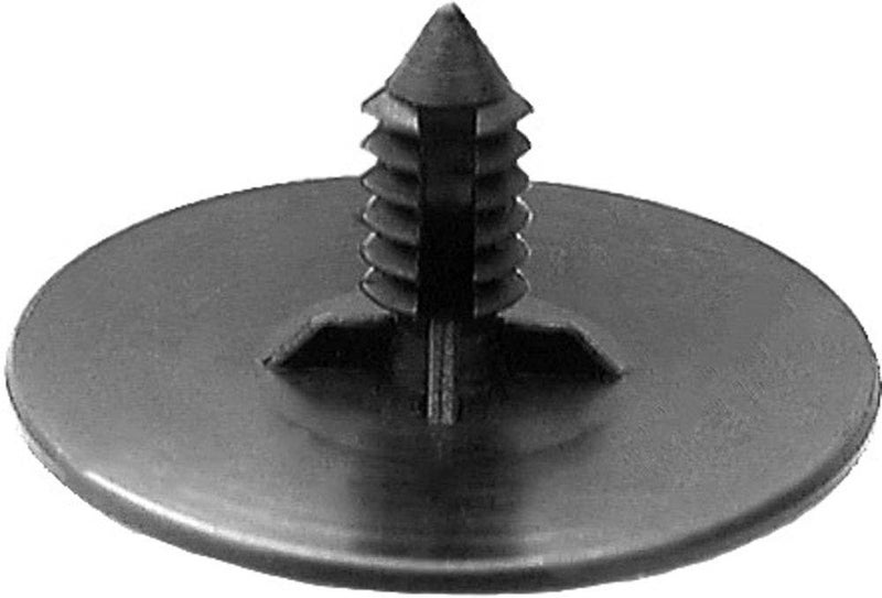 Clips AND FASTENERS 25 مثبتات عزل غطاء محرك السيارة نايلون أسود متوافقة مع GM 20064875 - Image 4