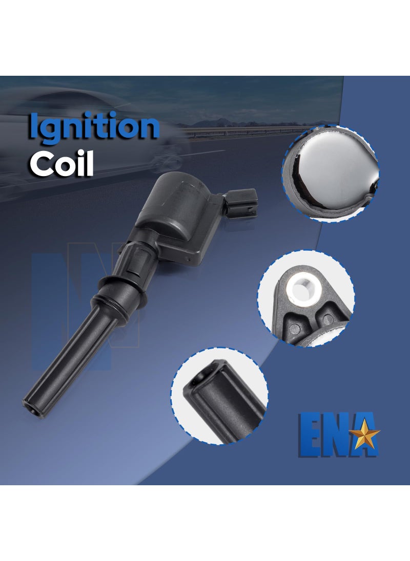 ENA ENA Set of 10 Ignition Coil Pack Compatible with Ford Lincoln Mercury Super Duty E250 E350 E450 F350 F450 F550 Econoline Excursion 4.6L 5.4L 6.8L V8 V10 Coils Replacement For 3W7Z12029AA DG508 FD503  - Image 2