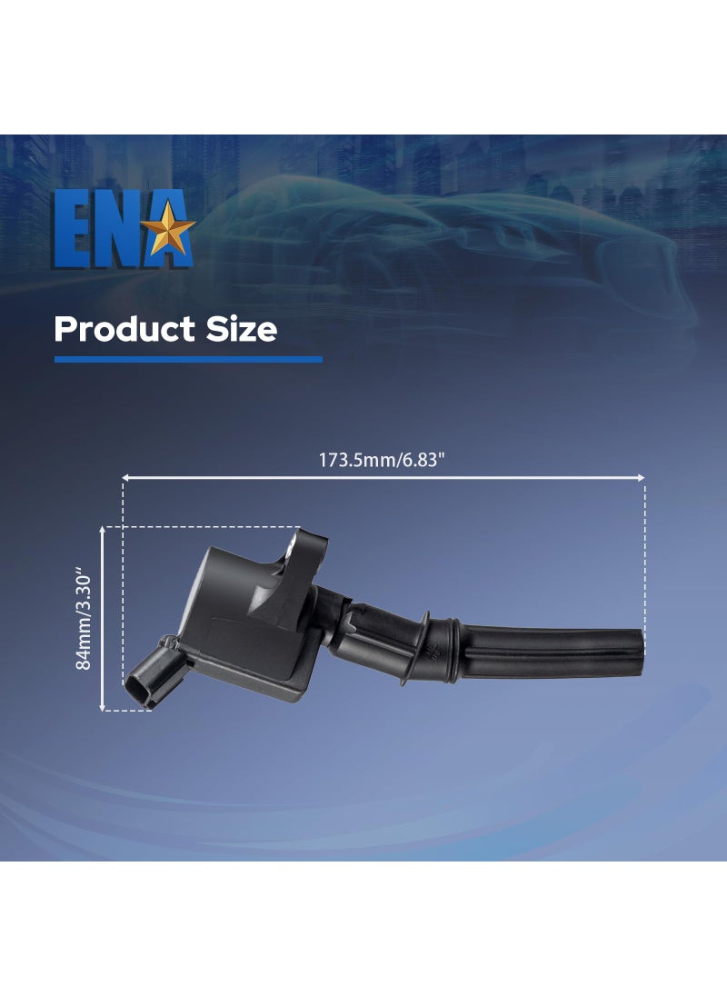 ENA ENA Set of 10 Ignition Coil Pack Compatible with Ford Lincoln Mercury Super Duty E250 E350 E450 F350 F450 F550 Econoline Excursion 4.6L 5.4L 6.8L V8 V10 Coils Replacement For 3W7Z12029AA DG508 FD503  - Image 3