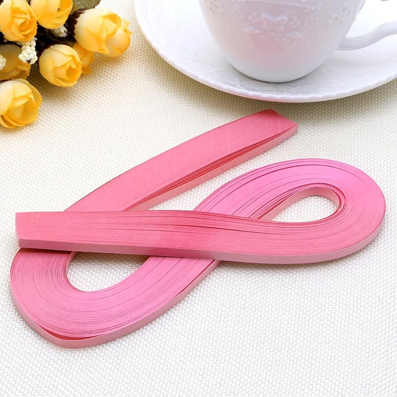 Quilling Paper Strips 5mm Width 120 Pack Solid Colors For Adults And Kids - Image 1