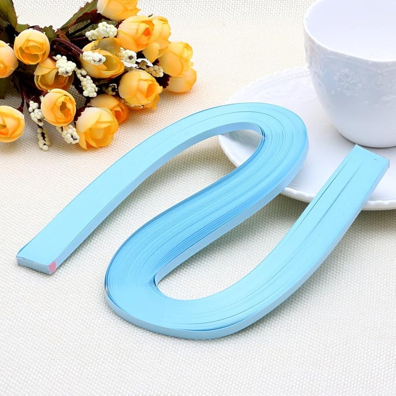 Quilling Paper Strips 5mm Width 120 Pack Solid Colors For Adults And Kids - Image 3