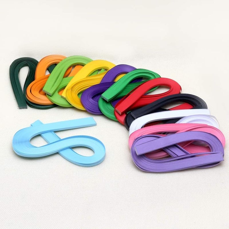 Quilling Paper Strips 5mm Width 120 Pack Solid Colors For Adults And Kids - Image 5