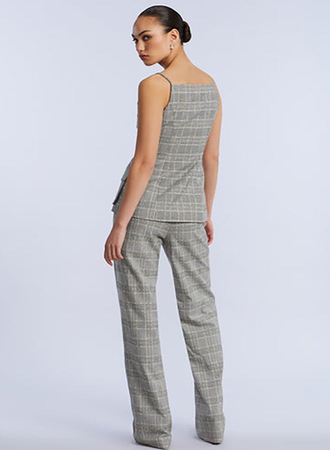 BCBGMAXAZARIA Glen Plaid Vest - Image 3