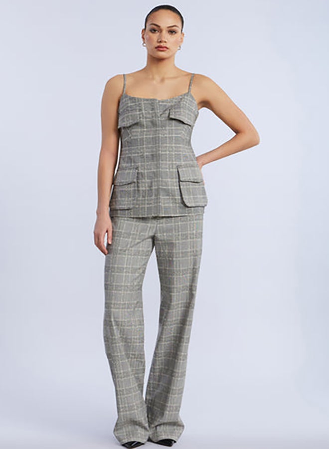 BCBGMAXAZARIA Glen Plaid Vest - Image 5