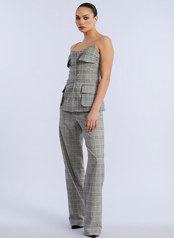 BCBGMAXAZARIA Glen Plaid Vest - Image 4