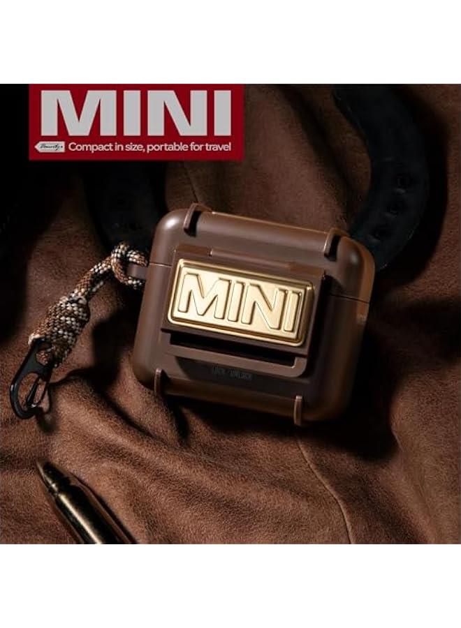 يوز مجموعة هدايا ماكينة حلاقة صغيرة باونتي هانتر من يوس، ماكينة حلاقة محمولة من خليط معدني، ماكينة حلاقة لاسلكية قابلة لاعادة الشحن بمنفذ USB-C للرجال، حلاقة جافة، مقاومة للماء IPX7، سهلة التنظيف، مؤشر - Image 2